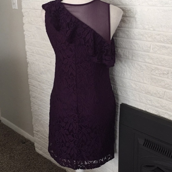 Roz & Ali lace and sheer dress - Picture 3 of 7